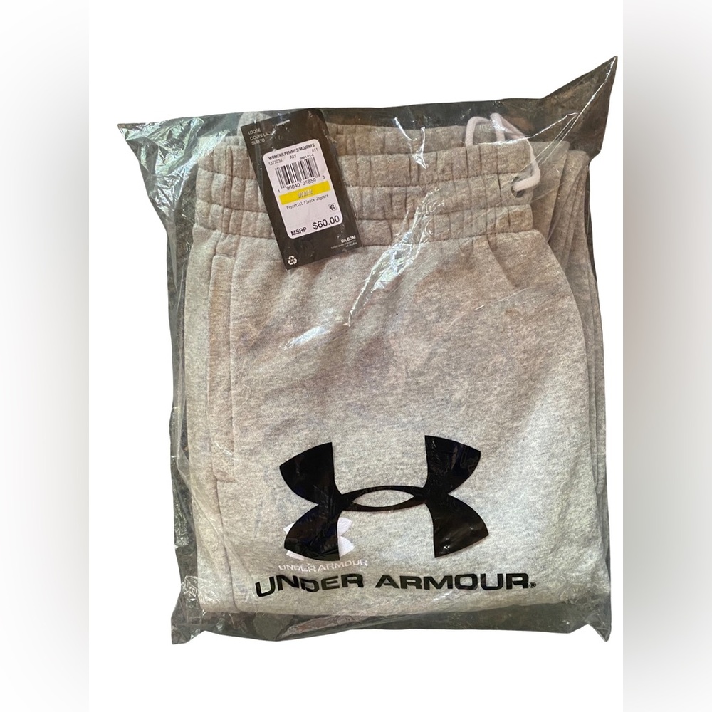 Under Armour Essential Fleece Women’s Loose Joggers Size Medium NEW